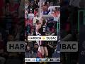 Harden with the behind the back dime to Zubac for the poster