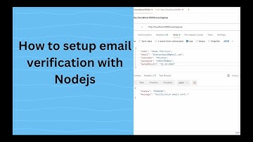 How to setup email verification in Nodejs