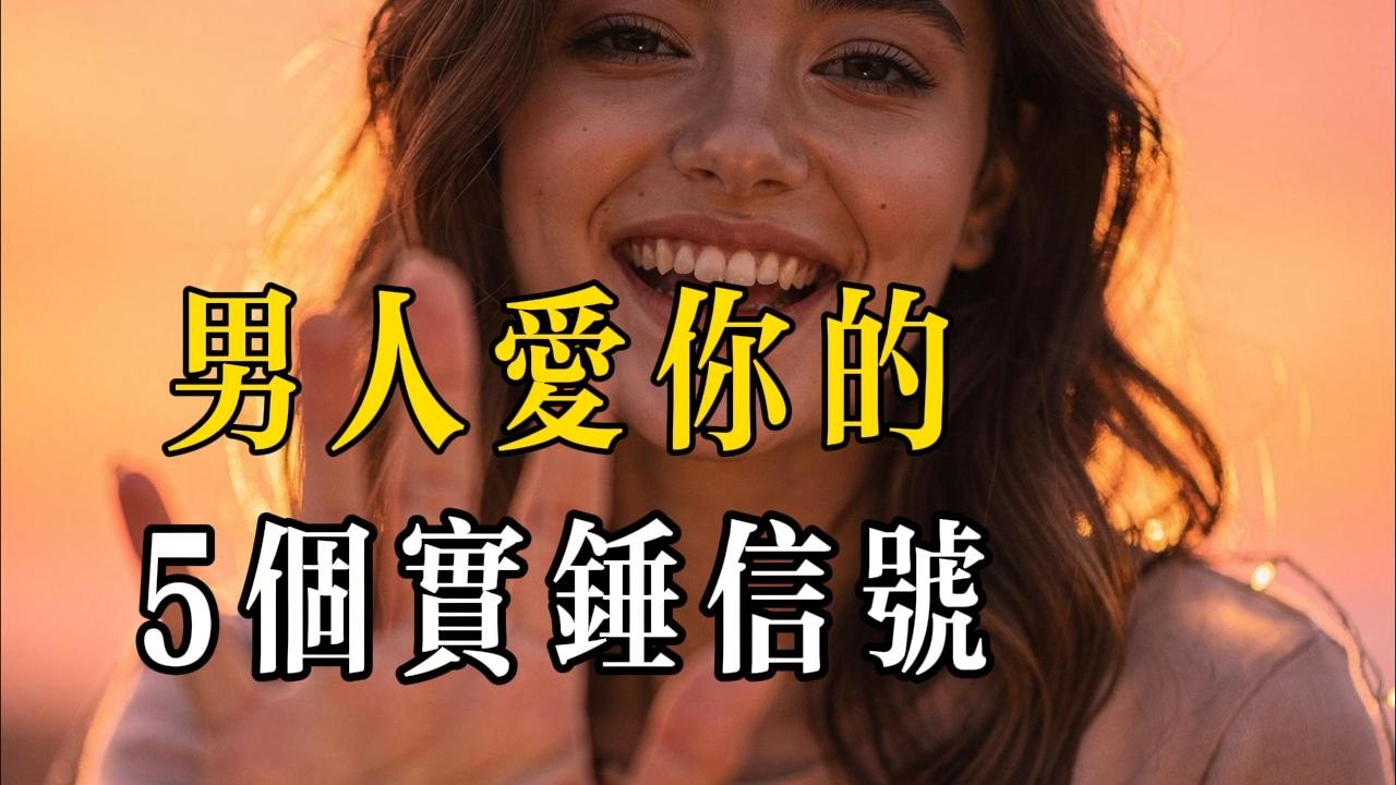 偏愛藏不住 , 他愛你的模樣 , 有跡可循 !