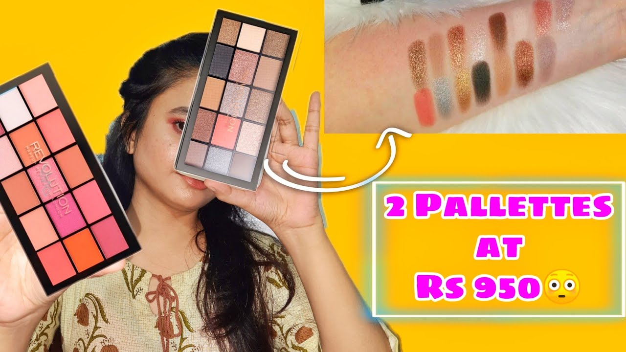 Makeup Revolution Reloaded Combo 2 Palette- Hypnotic and Red Alert Review | SSReviews