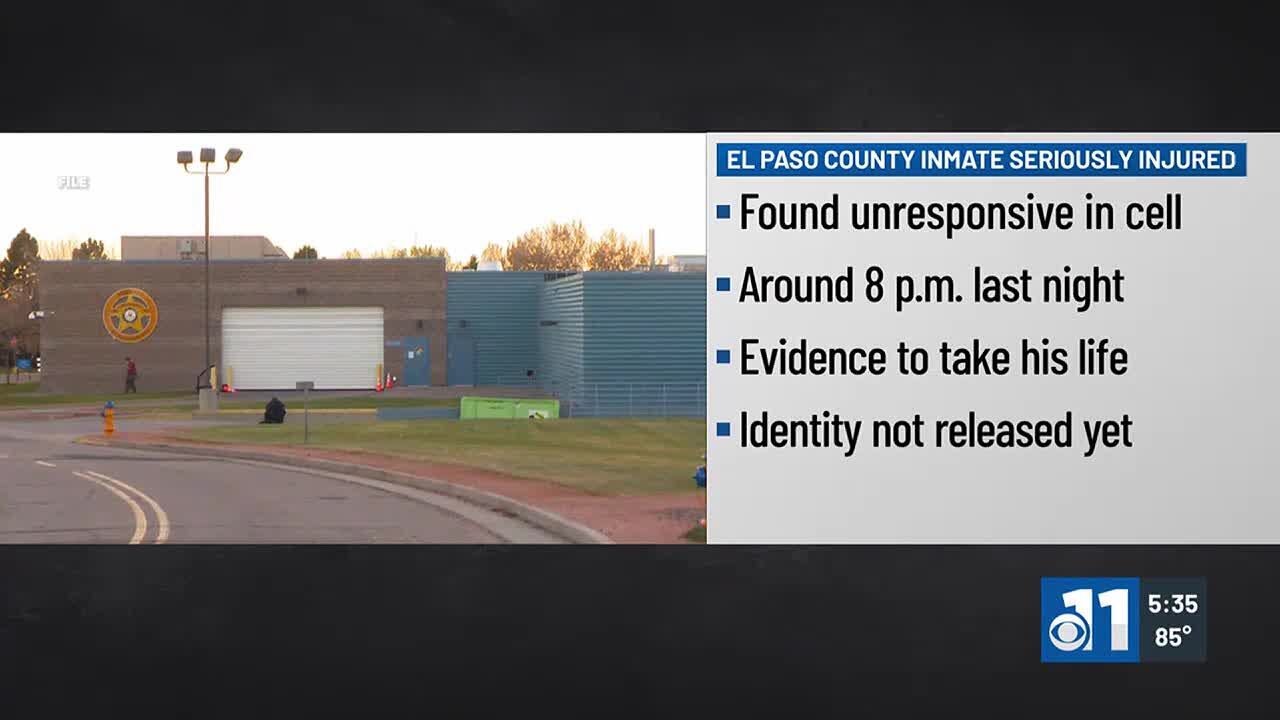 The El Paso County Sheriff's Office is investigating after an inmate ...