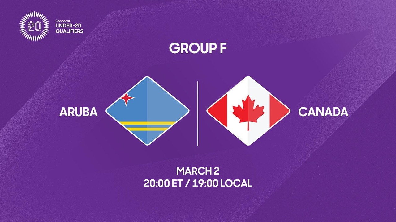 Aruba vs Canada | 2026 Concacaf Under-20 Qualifiers