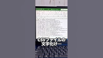【保存必須！】CSVの文字化け、秒速で解決　#エクセル #エクセル時短術 #エクセル初心者 #新入社員 #エクセル便利技