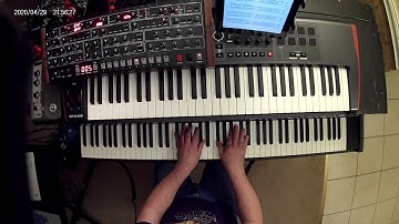 Turn It On Again by Genesis - Tony Banks keyboard cover and tutorial