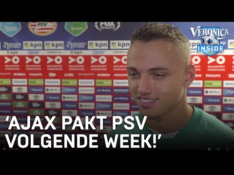 Noa Lang weet het zeker: 'Ajax pakt PSV volgende week' | VERONICA INSIDE