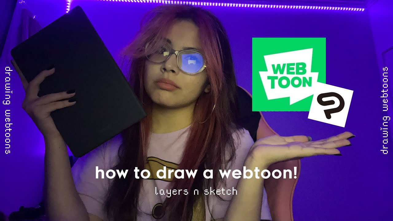 HOW TO MAKE A WEBTOON (clip studio paint) 🤍 layers and sketch - YouTube