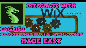 DragonBones Pro 5.5: Wixsite animations - HTML Coding made easy!