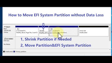 Move EFI System Partition with Partition Resizer Free Windows
