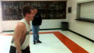 Luke Gifford's Back Flip Off The Wall!!(: