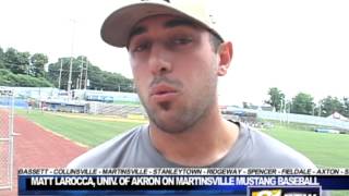 VISIT WITH MATT LAROCCA OF THE MARTINSVILLE MUSTANGS