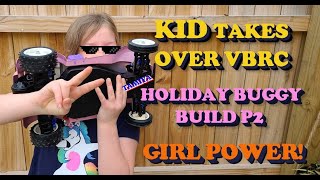 Tamiya Holiday Buggy build part 2. Daughter takes over! RC ELF build.