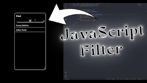 ASMR programming (no talking) - Create a filtered list using Vanilla JS  #asmr #coding #animation