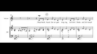 David von Kampen - "In a Stable, in a Manger" - with score