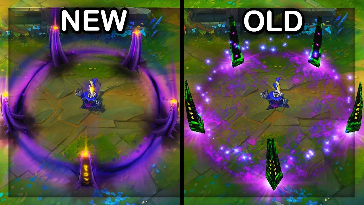 veigar vfx update, all veigar skins visual effects update, new and old veig...