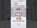 if lauren was a country!!