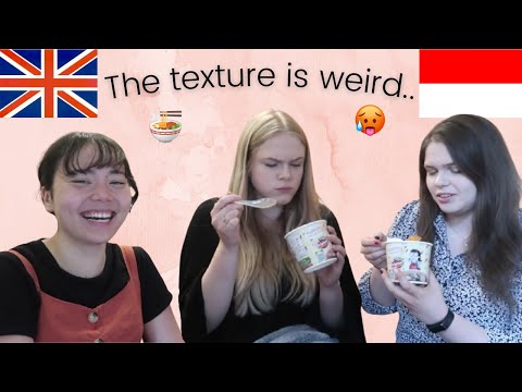 BRITISH SISTERS REACTION: Makan Seblak Basah🍜