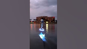 Real Silver Surfer Hoverboard!