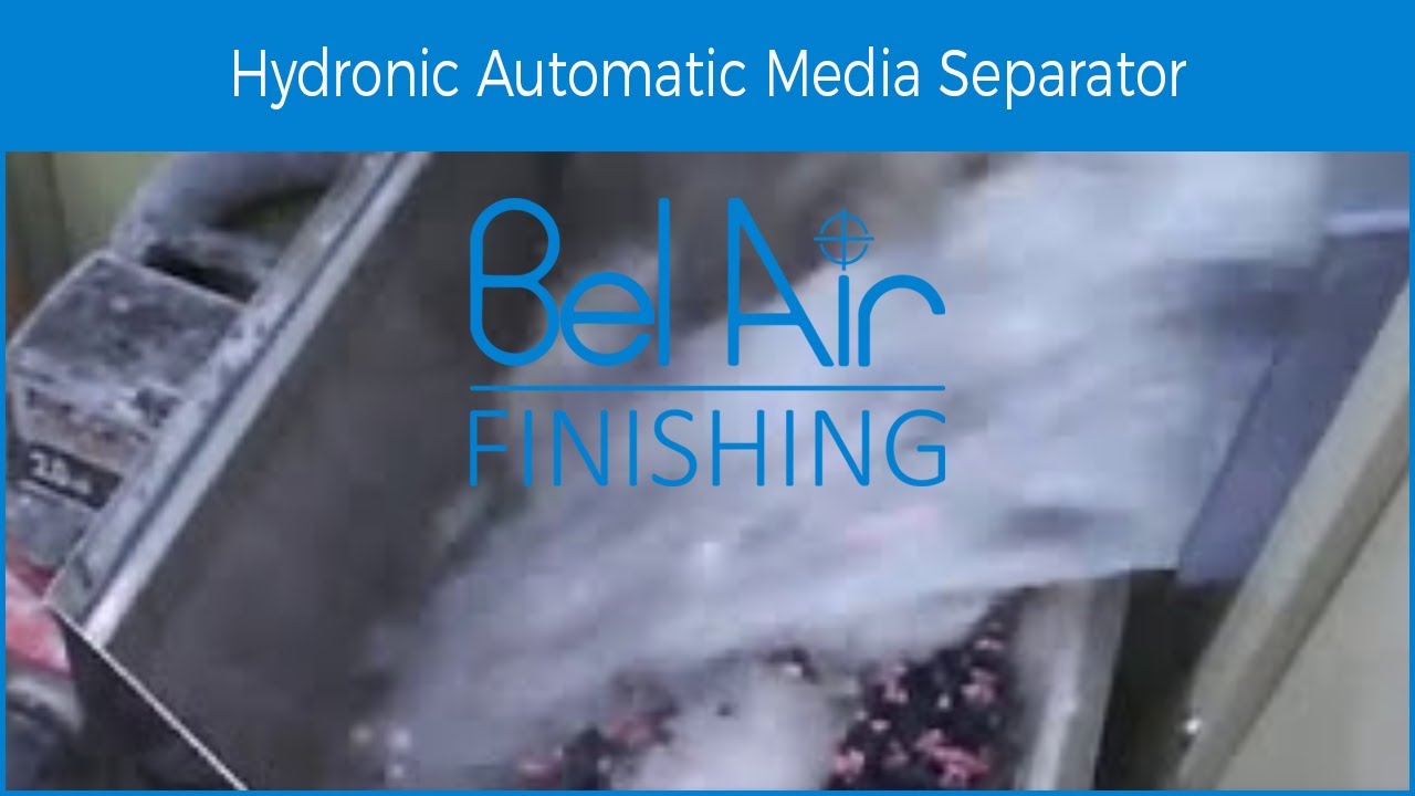 Media Separator - Automatic Hydronic - Mass Finishing with Bel Air