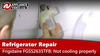 Refrigerator Repair - Not Cooling in Fresh Food Section - Damper Assembly