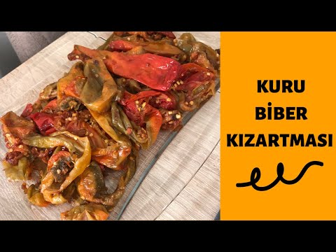 Şanlıurfa kahvaltılarının vazgeçilmezi soslu kuru biber kızartması 🍂 | Semra Yetim