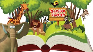 Gazoon Family | Jungle Book Diaries | Funny Animals Cartoons For Kids