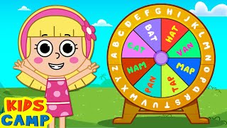 word wheel learn words with elly learning song for kids kidscamp