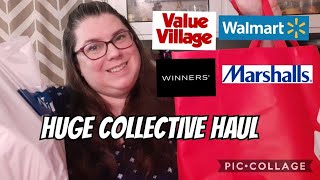 Huge Collective Haul! Walmart|Value Village|Winners \& Marshall's!