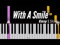 With A Smile - Eraserheads | Easy Piano Tutorial