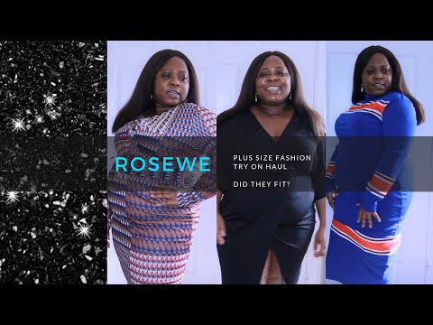 Rosewe Plus Size Try On Haul| Did they fit?