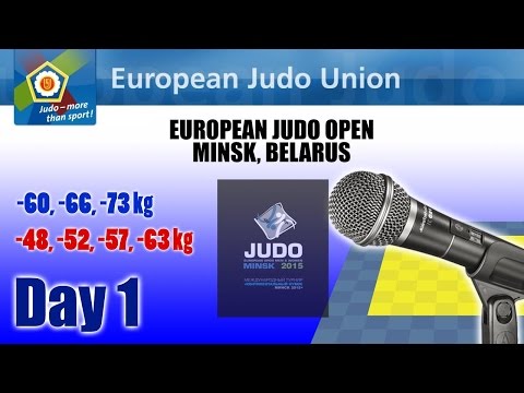 European Judo Open 2015 - Minsk (BLR) - Day 1 - Elimination