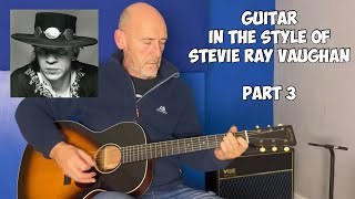 Stevie Ray Vaughan Style | Turn around for Pride and Joy (Blues Guitar Lesson) - Part 3