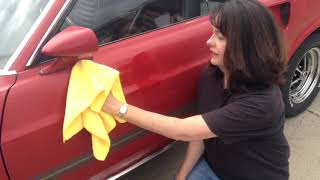 Detailing a Ford Mustang with Harly Wax Is So Easy a Kid Can Do It