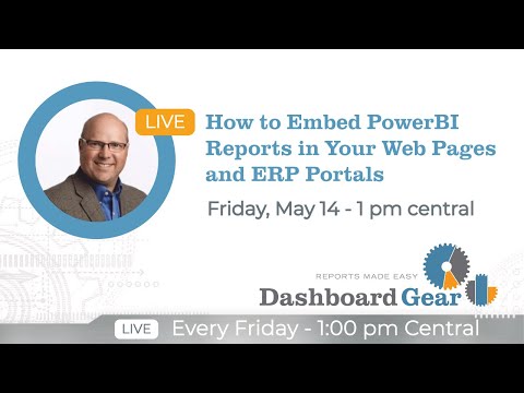How to Embed PowerBI Reports in Your Web Pages and ERP Portals