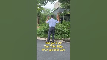 Đất góc 2 mt TTH, Cần Giờ (11*24) 116 thổ cư giá 20/m2 #batdongsan #datbancangio #chu7reviewbds