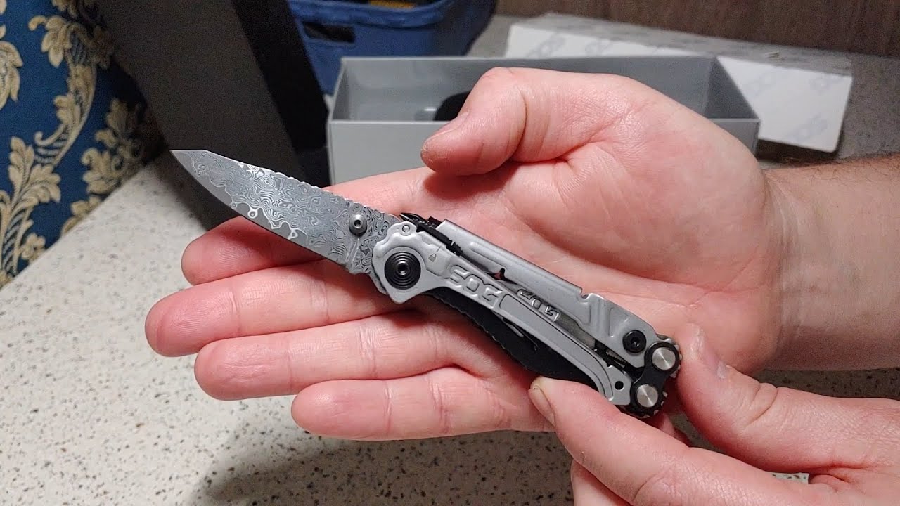 SOG Reactor Damascus - Дамасковый мультитул в каждый дом!