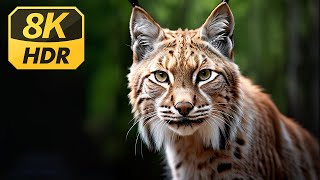 Magnificent World Animals 8K Explore the beautiful majesty of wildlife with soothing relaxing music