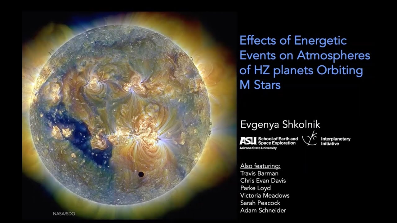 Effects of Energetic Events on Atmospheres of HZ Planets Orbiting M Stars