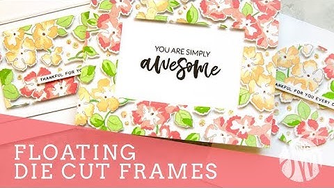 Floating Die Cut Frame