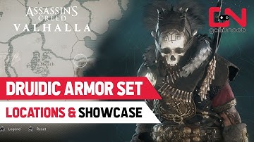 Druidic Armor Set AC Valhalla Wrath of the Druids - Locations & Showcase