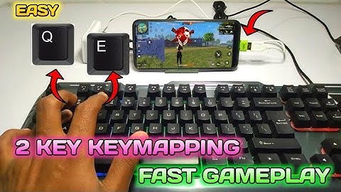 NEW PLAYERS TIPS | 2 KEY KEYMAPPING EASY AND FAST GAMEPLAY WITH KEYBOARD & MOUSE📲| Garena Free Fire