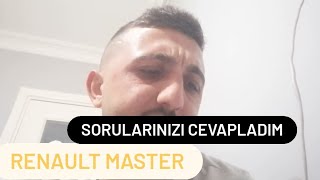 RENAULT MASTER tüm sorularınızı cevapladım #master