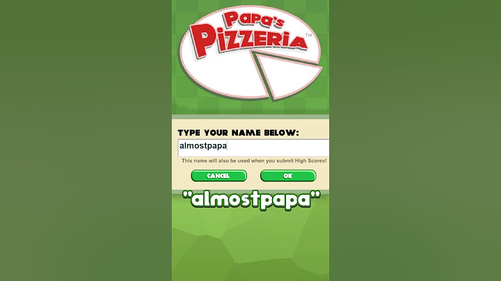 Papa’s Pizzeria Deluxe’s “almostpapa” Secret - #shorts #papalouie