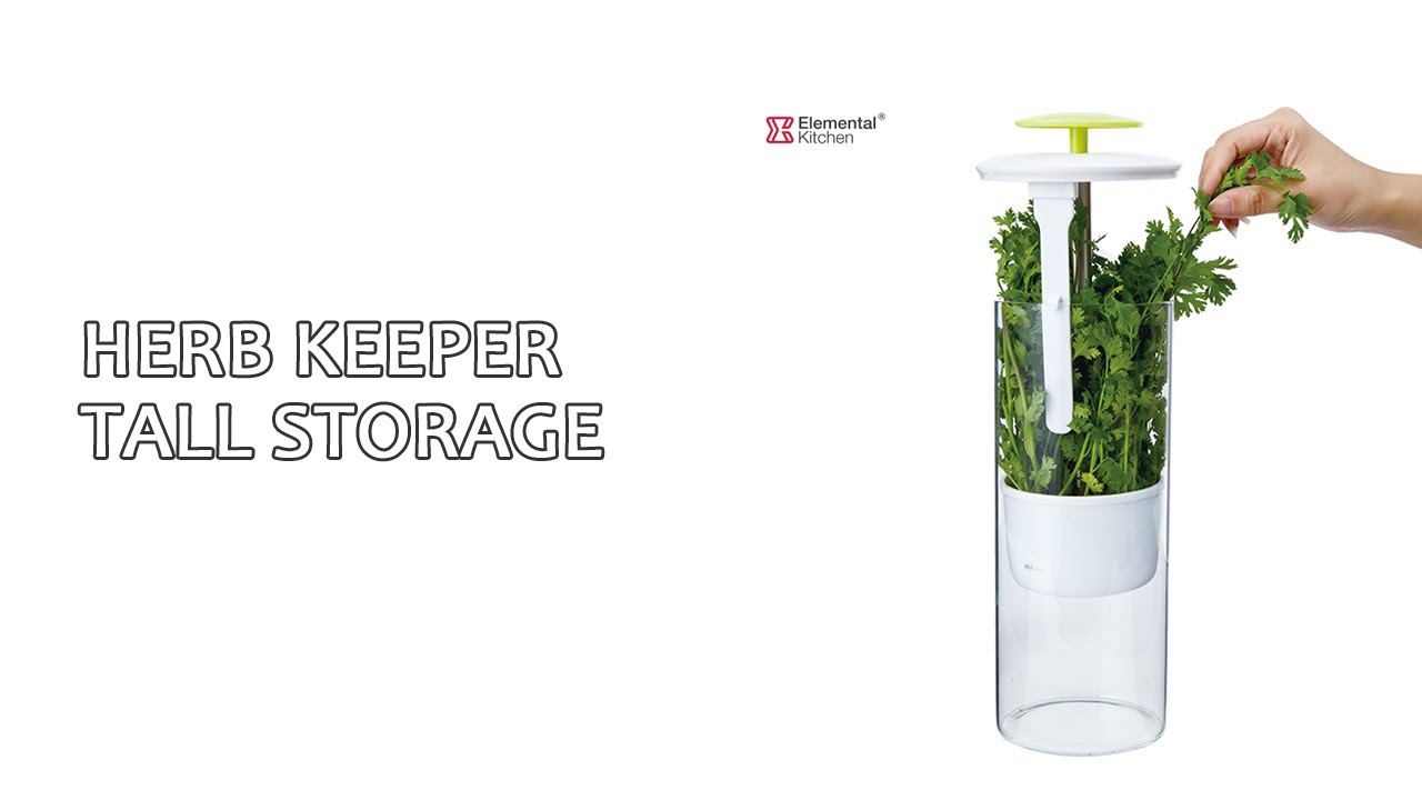 Herb keeper tall storage