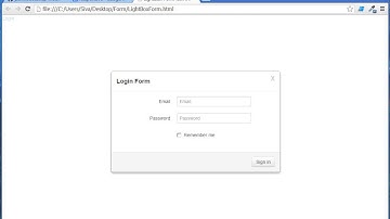 How to Create Lightbox Responsive Form with JQuery and Bootstrap