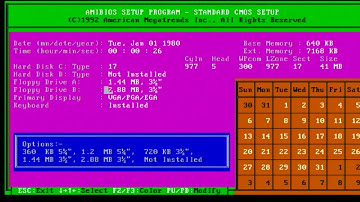 MS-DOS Installation on i486 from Floppy Disk