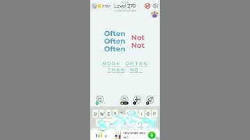 Dingbats Level 270 Often Not #shorts