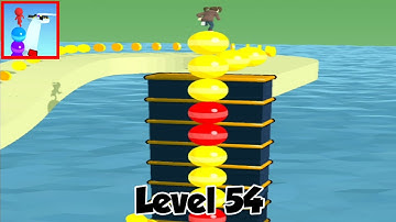 Stack Rider Level 54 | All Levels Gameplay Walkthrough | Android & iOS Gaming