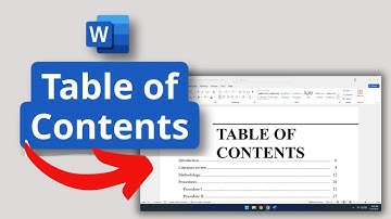 How to Create a Table of Contents in Word (Step-by-Step)