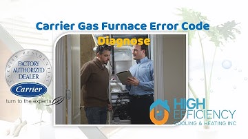 Carrier Gas Furnace Error Code Diagnose | HVAC | Carrier Furnace