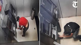 Watch: Attempt to break open SBI ATM in Chandigarh sector 47